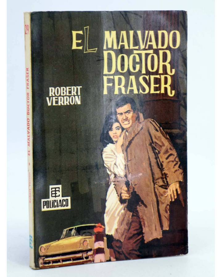 Cubierta de BEST SELLER POLICIACO 29. EL MALVADO DOCTOR FRASER (Robert Verron) Toray 1962
