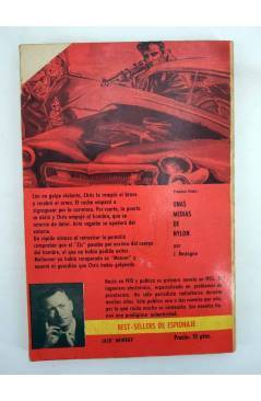 Contracubierta de BEST SELLERS DE ESPIONAJE 3. EL AGENTE SOLITARIO (Jack Murray) Toray 1962