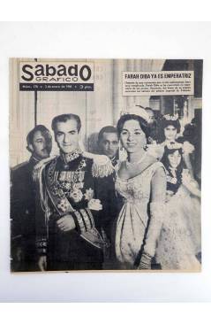 Cubierta de SÁBADO GRÁFICO 170. 2-1-1960. FARAH DIBAH EMPERATRIZ SORAYA DE IRÁN (Vvaa) Sábado Gráfico 1960