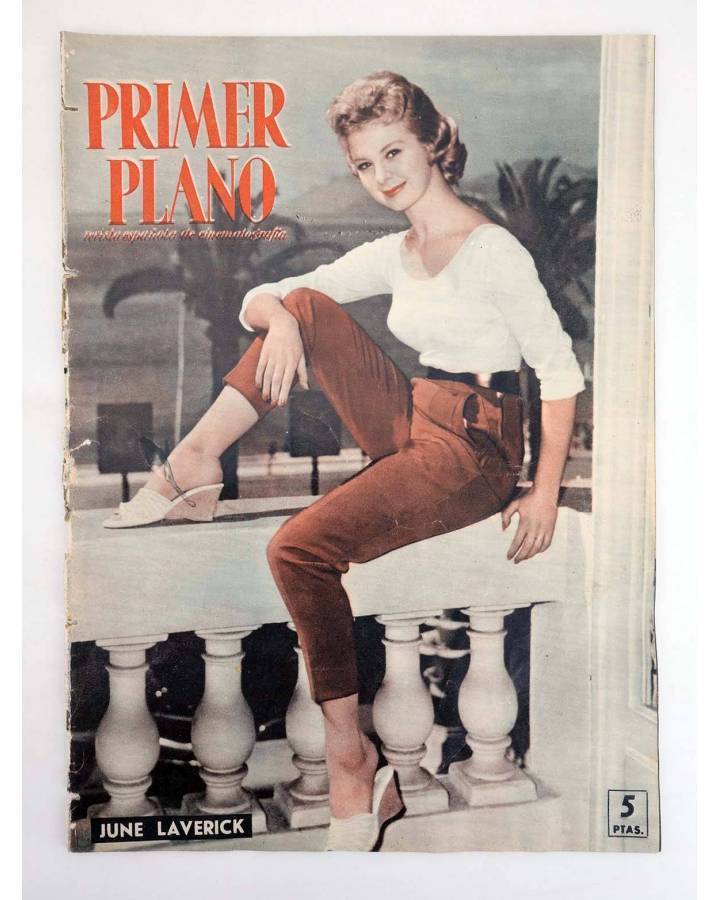 Cubierta de PRIMER PLANO REVISTA ESPAÑOLA DE CINEMATOGRAFÍA 891. JUNE LAVERICK (Vvaa) Primer Plano 1957