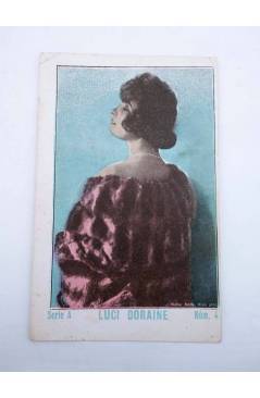 Cubierta de FOTOCROMOS ARTISTAS DE CINE SERIE A N.º 4. LUCY DORAINE (No Acreditado) Chocolates Guillén 1930