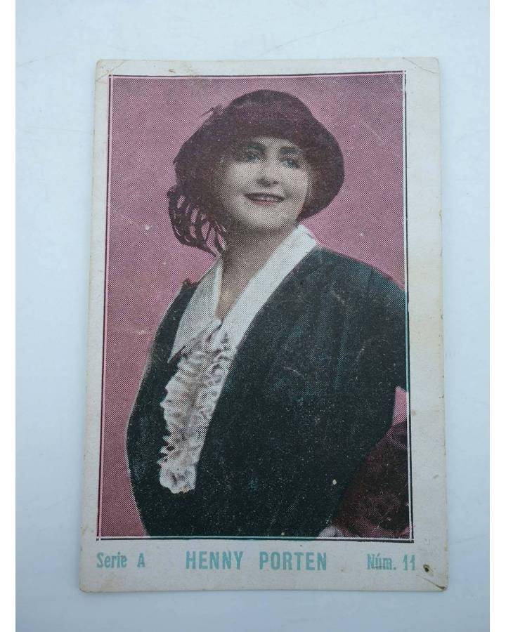 Cubierta de FOTOCROMOS ARTISTAS DE CINE SERIE A N.º 11. HENNY PORTEN (No Acreditado) Chocolates Guillén 1930