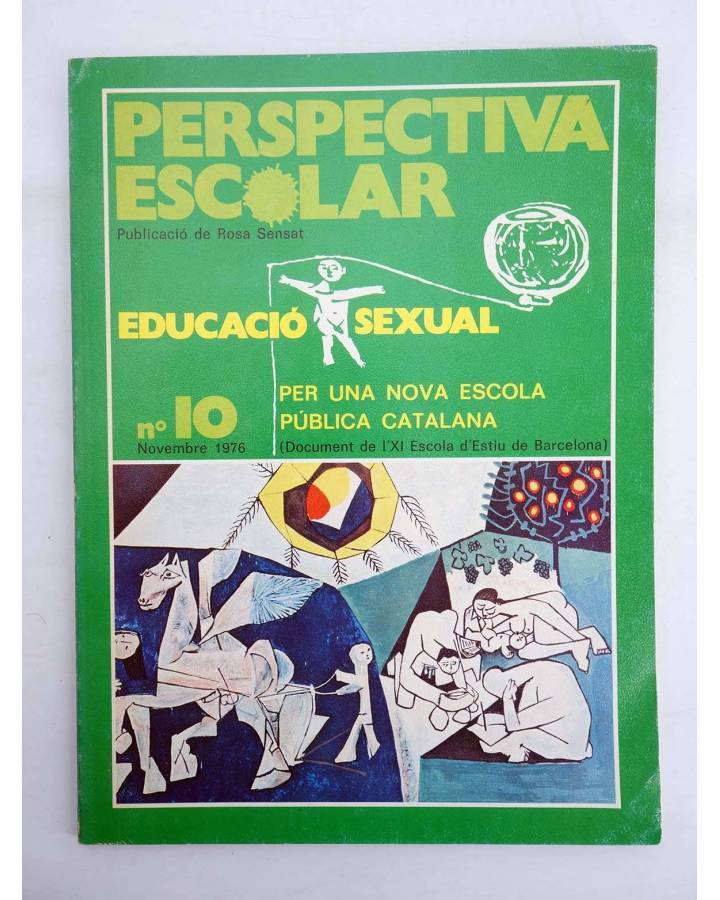 Cubierta de REVISTA PERSPECTIVA ESCOLAR 10. EDUCACÍÓ SEXUAL (Vvaa) Rosa Sensat 1976