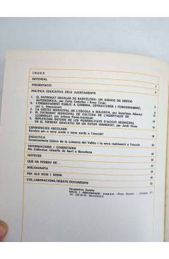Contracubierta de REVISTA PERSPECTIVA ESCOLAR 24. POLÍTICA EDUCATIVA DELS AJUNTAMENTS (Vvaa) Rosa Sensat 1978