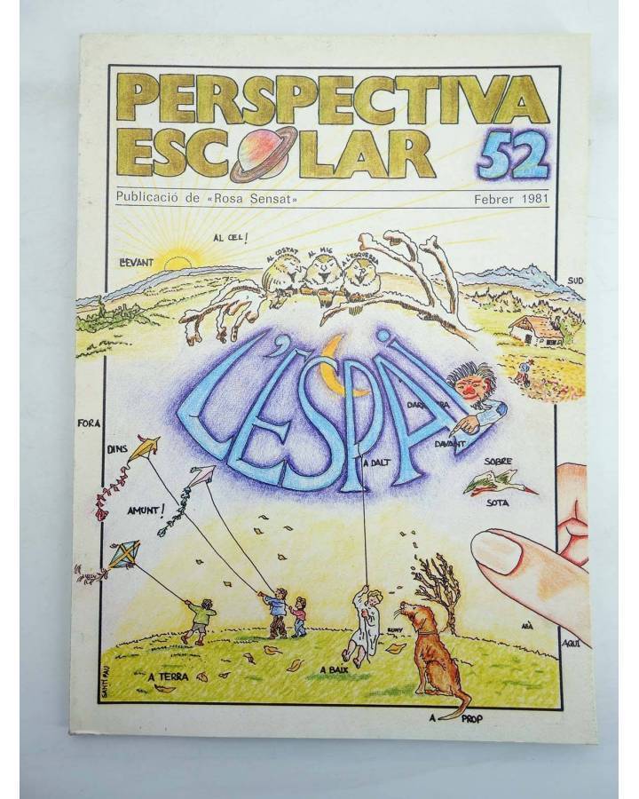 Cubierta de REVISTA PERSPECTIVA ESCOLAR 52. L’ESPAI (Vvaa) Rosa Sensat 1981