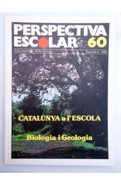 Cubierta de REVISTA PERSPECTIVA ESCOLAR 60. CATALUNYA A L’ESCOLA (Vvaa) Rosa Sensat 1981