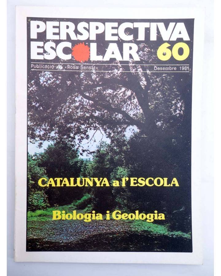 Cubierta de REVISTA PERSPECTIVA ESCOLAR 60. CATALUNYA A L’ESCOLA (Vvaa) Rosa Sensat 1981