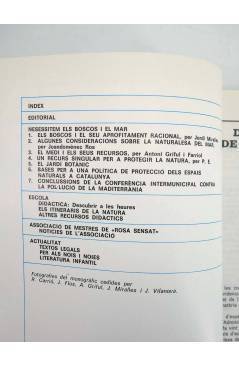 Contracubierta de REVISTA PERSPECTIVA ESCOLAR 77. NECESSITEM ELS BOSCOS I EL MAR (Vvaa) Rosa Sensat 1983