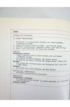 Contracubierta de REVISTA PERSPECTIVA ESCOLAR 102. EL CONTE TRADICIONAL (Vvaa) Rosa Sensat 1986