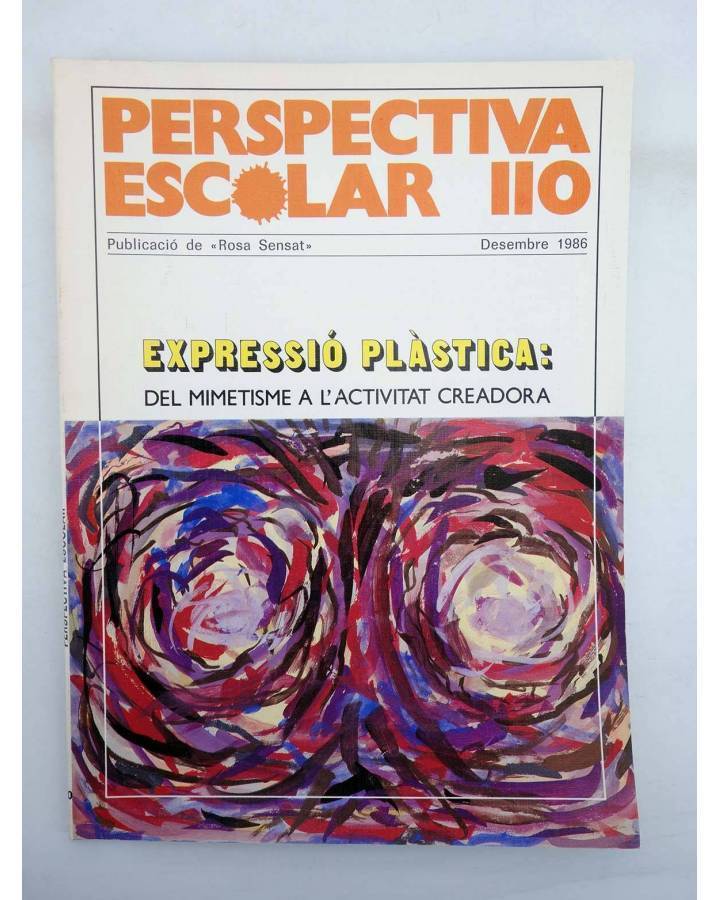 Cubierta de REVISTA PERSPECTIVA ESCOLAR 110. EXPRESSIÓ PLÀSTICA (Vvaa) Rosa Sensat 1986