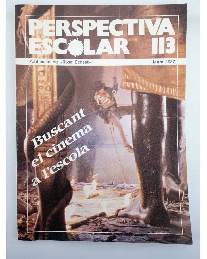 Cubierta de REVISTA PERSPECTIVA ESCOLAR 113. BUSCANT EL CINEMA ESCOLAR (Vvaa) Rosa Sensat 1987