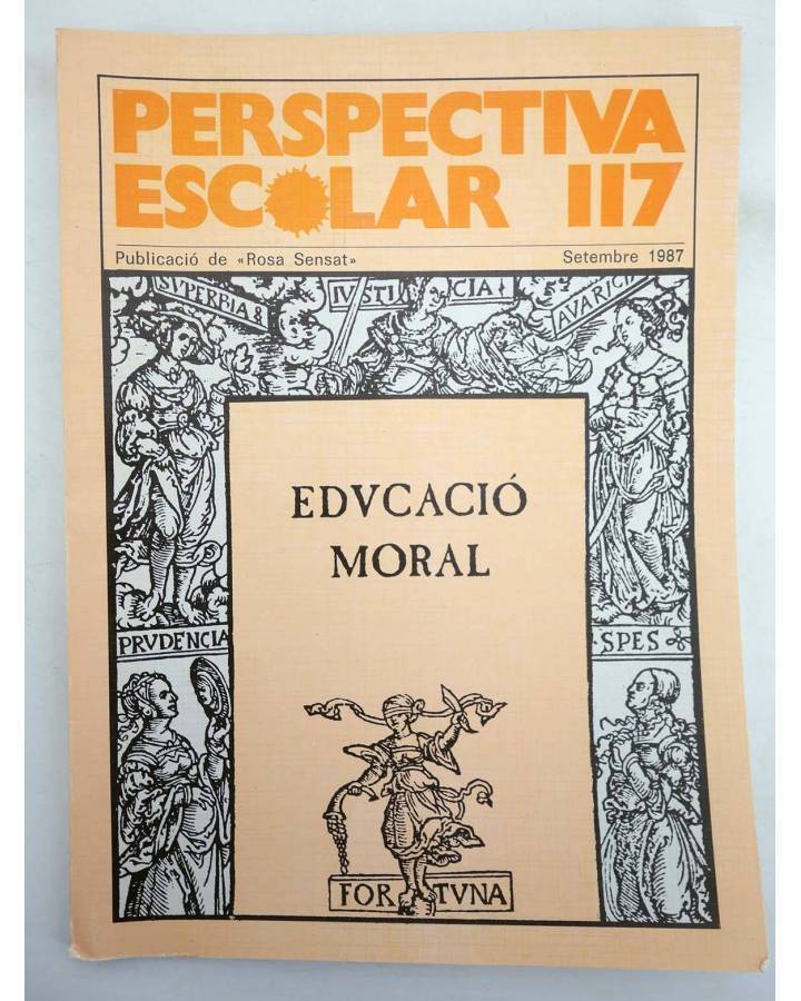 Cubierta de REVISTA PERSPECTIVA ESCOLAR 117. EDUCACIÓ MORAL (Vvaa) Rosa Sensat 1987