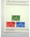 Contracubierta de COLLECTION HISTORIQUE DE TIMBRE CE 85. CONSEIL DE L’EUROPE (No Acreditado) Poste Français 1985