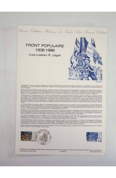 Cubierta de COLLECTION HISTORIQUE DE TIMBRE 31413. FRONT POPULAIRE 1936-1986. LES LOISIRS (No Acreditado) Poste Français