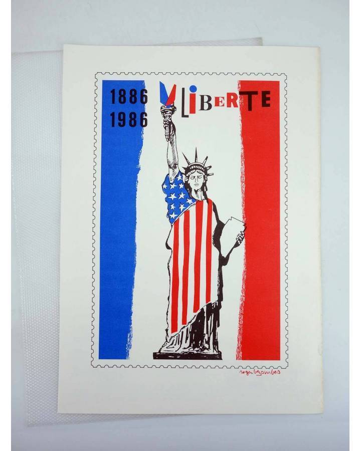 Cubierta de COLLECTION HISTORIQUE DE TIMBRE 24-86. LIBERTE 1886-1896 (No Acreditado) Poste Français 1986