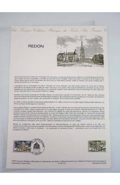 Cubierta de COLLECTION HISTORIQUE DE TIMBRE 32051. REDON (No Acreditado) Poste Français 1987