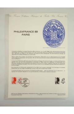 Cubierta de COLLECTION HISTORIQUE DE TIMBRE 32112. TP LIBERTE PHILEXFRANCE 89 PARIS (No Acreditado) Poste Français 1987