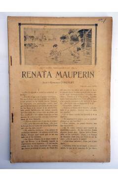 Contracubierta de LA NOVELA ILUSTRADA II ÉPOCA 1. RENATA MAUPERIN (Julio Y Edmundo Goncourt) La Novela Ilustrada 1920