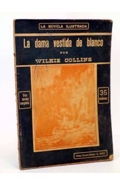 Cubierta de LA NOVELA ILUSTRADA II ÉPOCA 16. LA DAMA VESTIDA DE BLANCO (Wilkie Collins) La Novela Ilustrada 1920