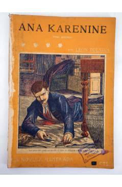 Contracubierta de LA NOVELA ILUSTRADA II ÉPOCA 48. ANA KARENINE TOMO SEGUNDO (León Tolstoi) La Novela Ilustrada 1920