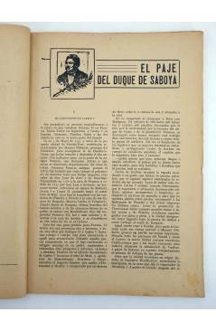 Muestra 2 de LA NOVELA ILUSTRADA II ÉPOCA 69 70. EL PAJE DEL DUQUE DE SABOYA COMPLETA 2 TOMOS (Alejandro Dumas) 1920