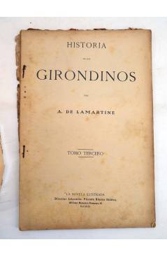 Muestra 1 de LA NOVELA ILUSTRADA II ÉPOCA 225. HISTORIA DE LOS GIRONDINOS TOMO TERCERO (A. De Lamartine) La Novela Ilust
