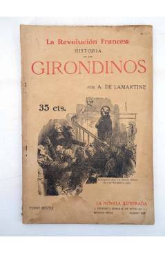Contracubierta de LA NOVELA ILUSTRADA II ÉPOCA 228. HISTORIA DE LOS GIRONDINOS TOMO SEXTO (A. De Lamartine) La Novela Il