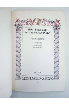 Muestra 2 de MON I MISTERI DE LA FESTA D’ELX (Alfons Llorenç / Enric Solbes / Vicente Marco) Generalitat Valenciana 1986