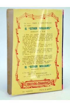 Contracubierta de COLECCIÓN COMANDOS 165. CUATRO ROSTROS EN LA HOGUERA (A. Rolcest) Valenciana 1950