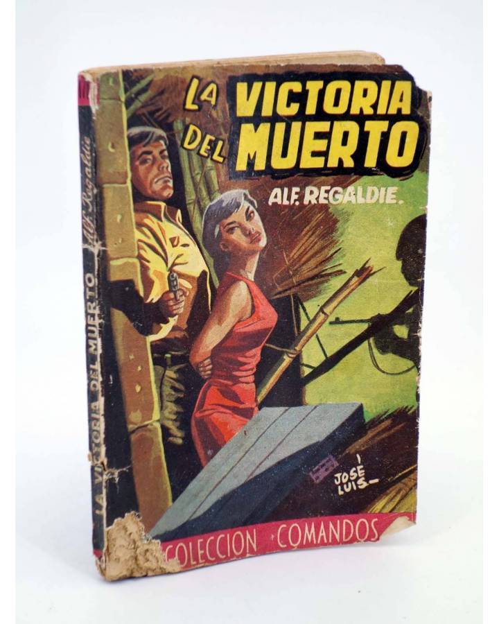 Cubierta de COLECCIÓN COMANDOS 178. LA VISTORIA DEL MUERTO (Alf Regardie) Valenciana 1950