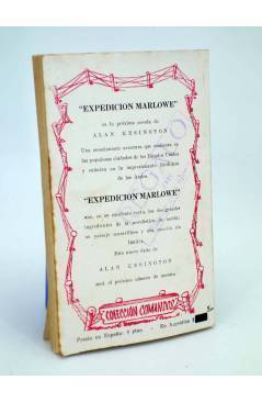 Contracubierta de COLECCIÓN COMANDOS 204. EL TESTAMENTO DE LARRY (Alan Kesington) Valenciana 1950