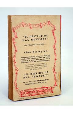 Contracubierta de COLECCIÓN COMANDOS 207. VACACIONES SINIESTRAS (Alan Kesington) Valenciana 1950