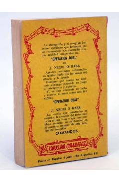 Contracubierta de COLECCIÓN COMANDOS 238. ENVUELTO EN LAS REDES (M. Terence) Valenciana 1950