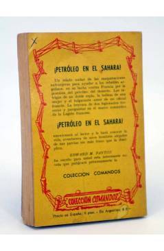 Contracubierta de COLECCIÓN COMANDOS 241. EL ORO SE VUELVE PLOMO (Alf Regardie) Valenciana 1950