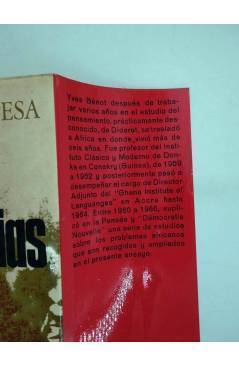 Contracubierta de TA 25. IDEOLOGÍAS DE LAS INDEPENDENCIAS AFRICANAS (Yves Benot) Dopesa 1973