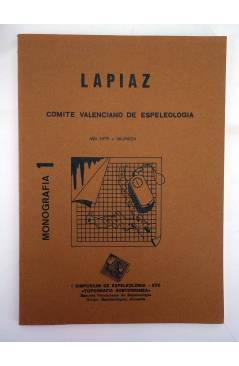 Contracubierta de LAPIAZ. COMITÉ VALENCIANO DE ESPELEOLOGÍA MONOGRAFÍA 1 (Vvaa) Comité Valenciano de Espeleología 1979