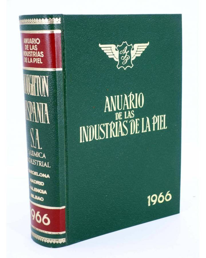 Cubierta de ANUARIO DE LAS INDUSTRIAS DE LA PIEL (No Acreditado) Houghton Hispania 1966