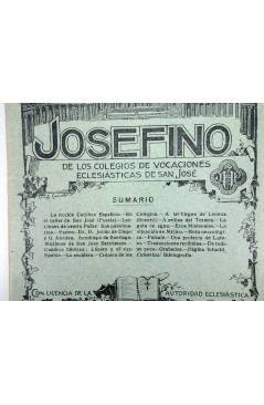 Contracubierta de REVISTA CORREO INTERIOR JOSEFINO 361. COLEGIOS DE SAN JOSÉ. MARZO (Mosen Sol) Colegio de San José 1927