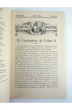 Muestra 1 de REVISTA CORREO INTERIOR JOSEFINO 365. COLEGIOS DE SAN JOSÉ. JULIO (Mosen Sol) Colegio de San José 1927