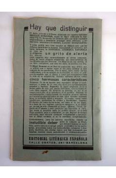Contracubierta de REVISTA CORREO INTERIOR JOSEFINO 373. COLEGIOS DE SAN JOSÉ. MARZO (Mosen Sol) Colegio de San José 1928