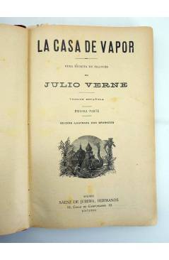 Muestra 1 de OBRAS COMPLETAS JULIO VERNE TOMO 6. 11 CUADERNOS. CON GRABADOS (Julio Verne) Saénz de Jubera 1900