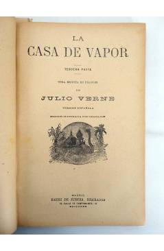 Muestra 7 de OBRAS COMPLETAS JULIO VERNE TOMO 6. 11 CUADERNOS. CON GRABADOS (Julio Verne) Saénz de Jubera 1900