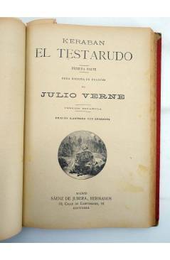 Muestra 6 de OBRAS COMPLETAS JULIO VERNE TOMO 7. 12 CUADERNOS. CON GRABADOS (Julio Verne) Saénz de Jubera 1900