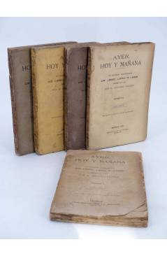 Cubierta de AYER HOY Y MAÑANA. CUADROS SOCIALES DE 1800 1850 Y 1899. 5 (Antonio Flores) Francisco Alvarez 1881