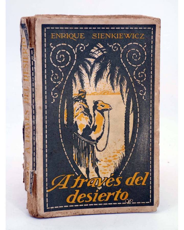 Cubierta de BIBLIOTECA EMPORIUM 18. A TRAVÉS DEL DESIERTO (Enrique Sienkiewicz) Gustavo Gili 1923