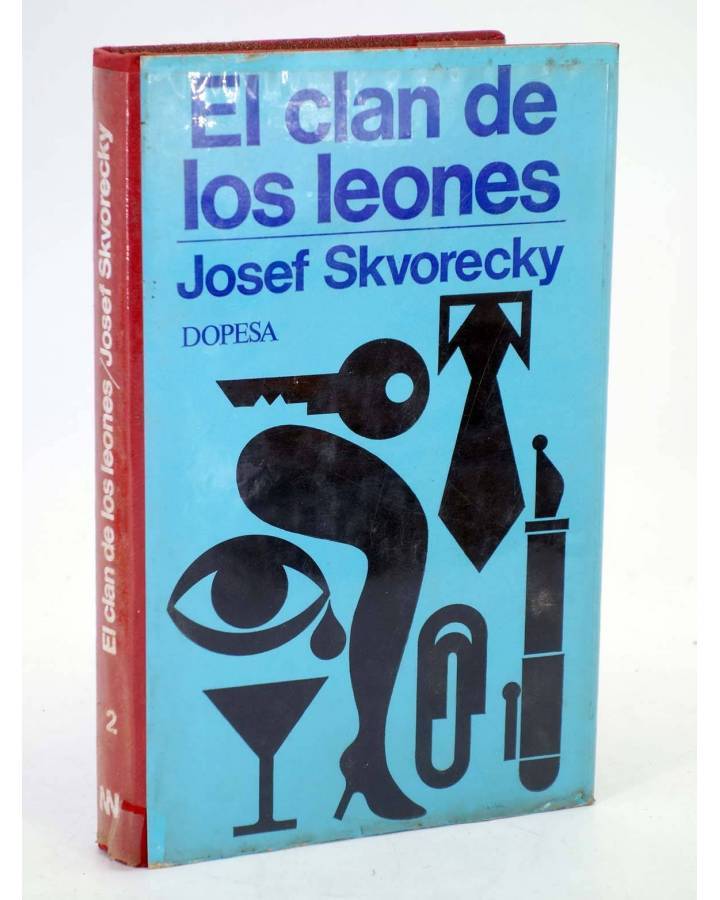Cubierta de NN NOVELA NÍVOLA 2. EL CLAN DE LOS LEONES (Josef Skvorecky) Dopesa 1973