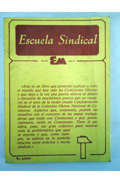 Muestra 1 de ESCUELA SINDICAL SINDICALISMO EN CATALUÑA (Vvaa) Mayoría 1977