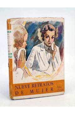 Cubierta de NUEVE 9 RETRATOS DE MUJER (Pedro Llopart) Seila 1946