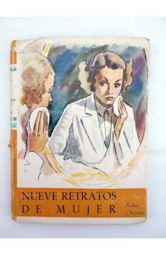 Contracubierta de NUEVE 9 RETRATOS DE MUJER (Pedro Llopart) Seila 1946