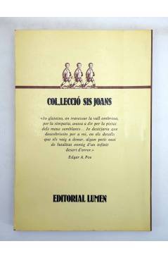 Contracubierta de COL.LECCIÓ SIS JOANS 5. CINC CONTES (Edgar Allan Poe / Xavier Grau) Lumen 1984